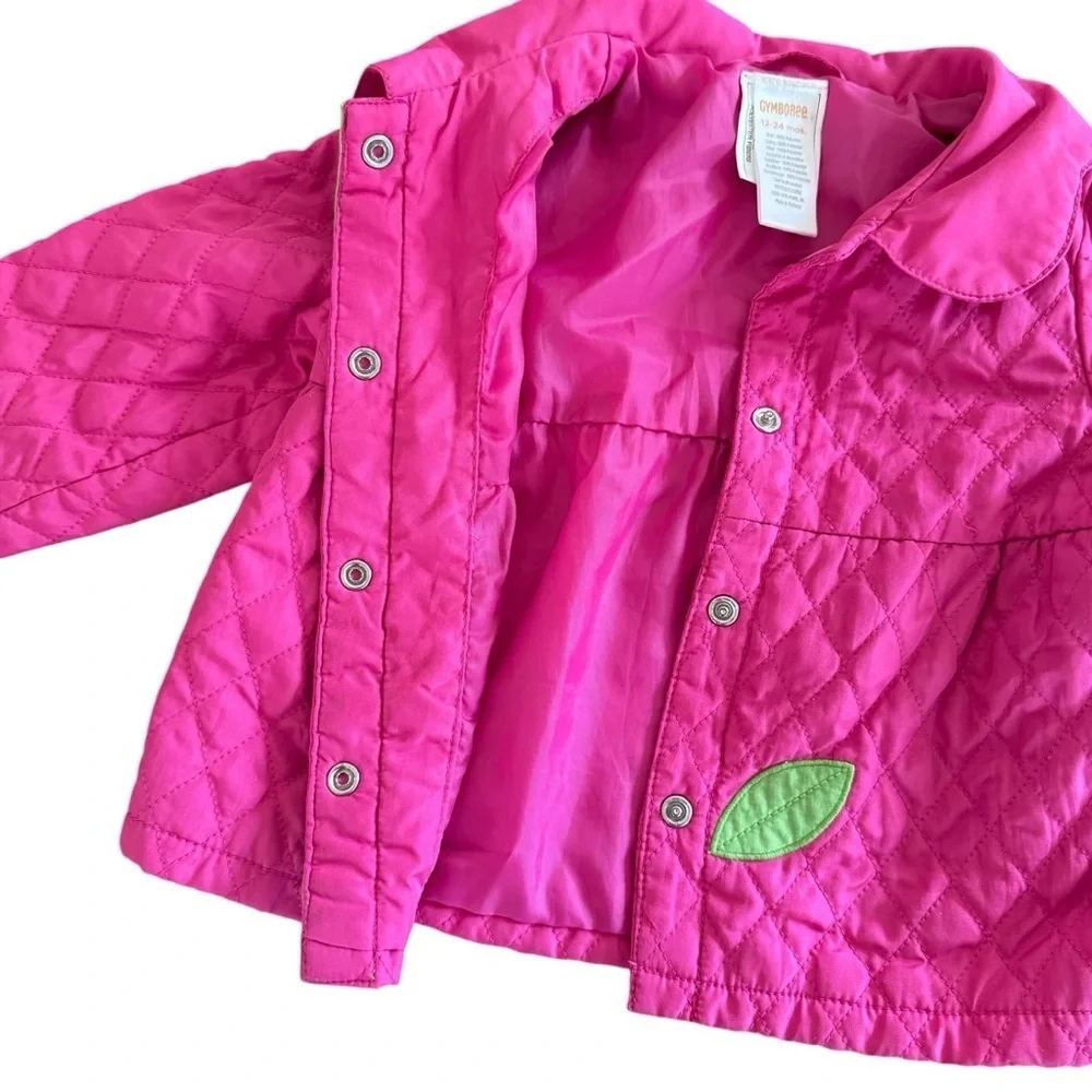 Gymboree Pink Jacket Lightweight Rain Baby girl 12-24M
